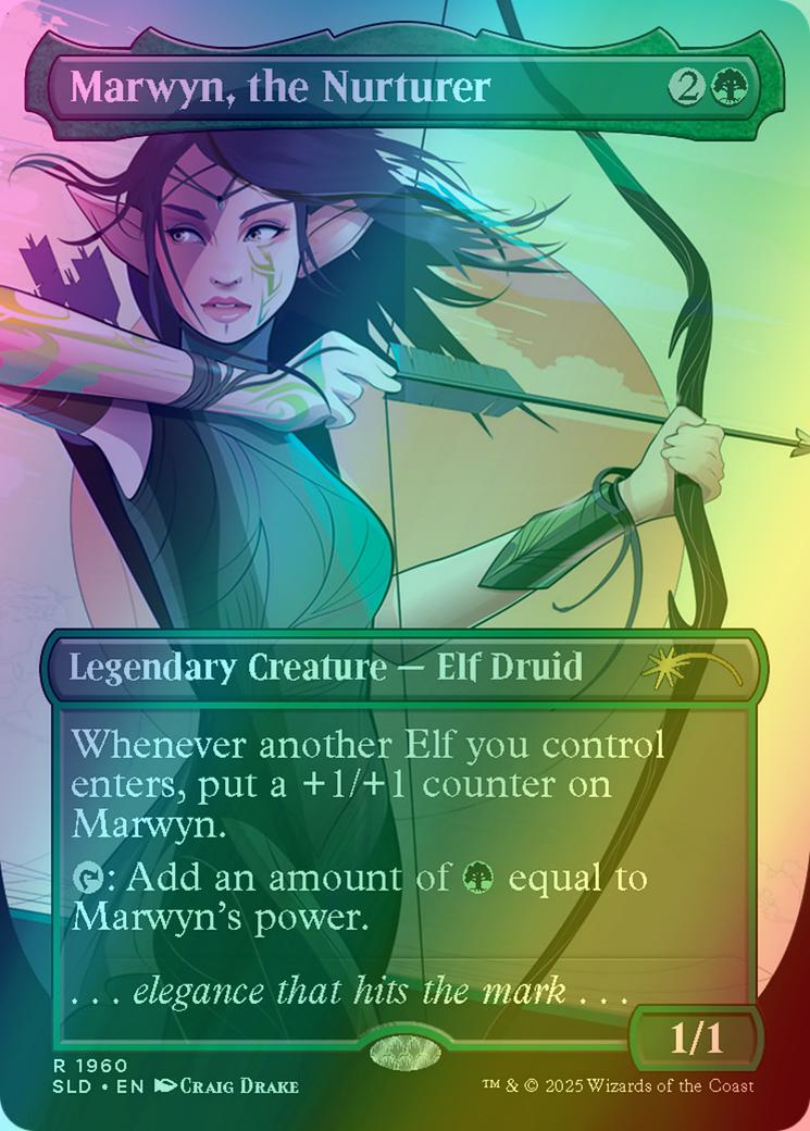 Marwyn, the Nurturer [1960] [Borderless] [Slay the Day] [Secret Lair Drop] [Foil]