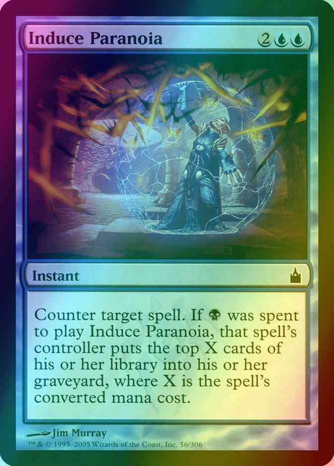 Induce Paranoia [56] [Ravnica City Of Guilds] [Foil]