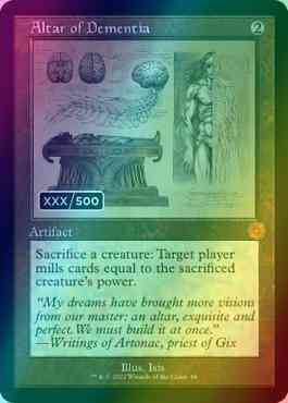 Altar of Dementia - Serial Numbered [66z] [Retro Frame] [Schematic] [The Brothers' War Retro Artifacts] [Foil]