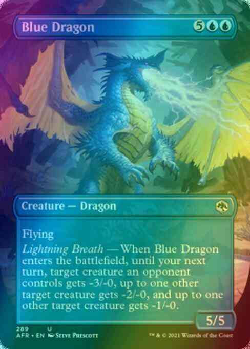 Blue Dragon [289] [Borderless] [Adventures in the Forgotten Realms] [Foil]
