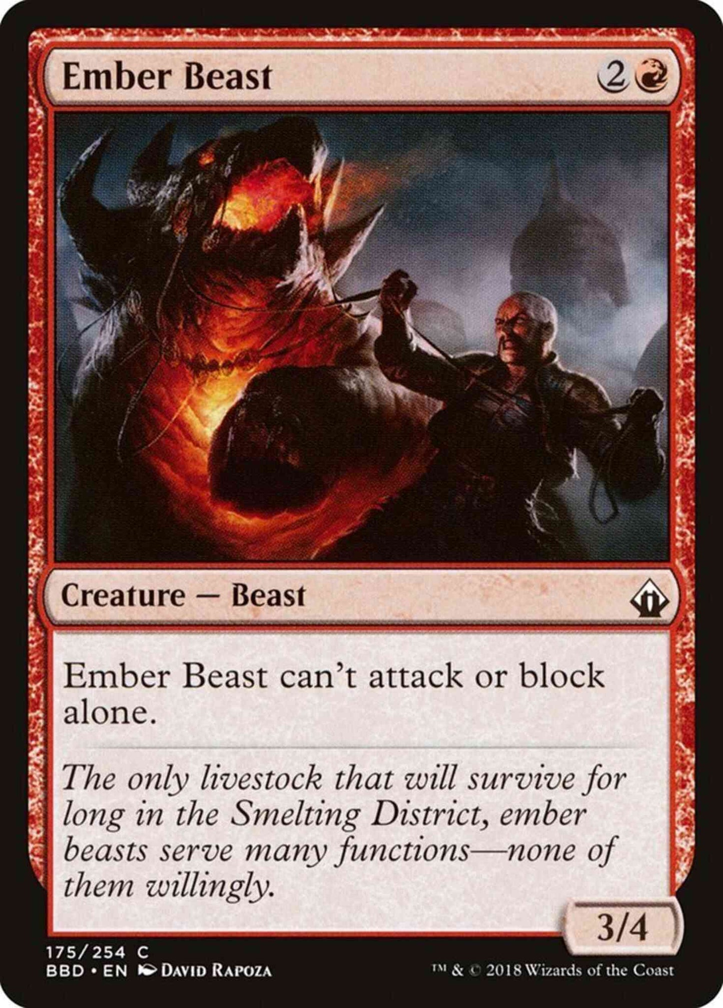 Ember Beast [175] [Battlebond] [Non-Foil]