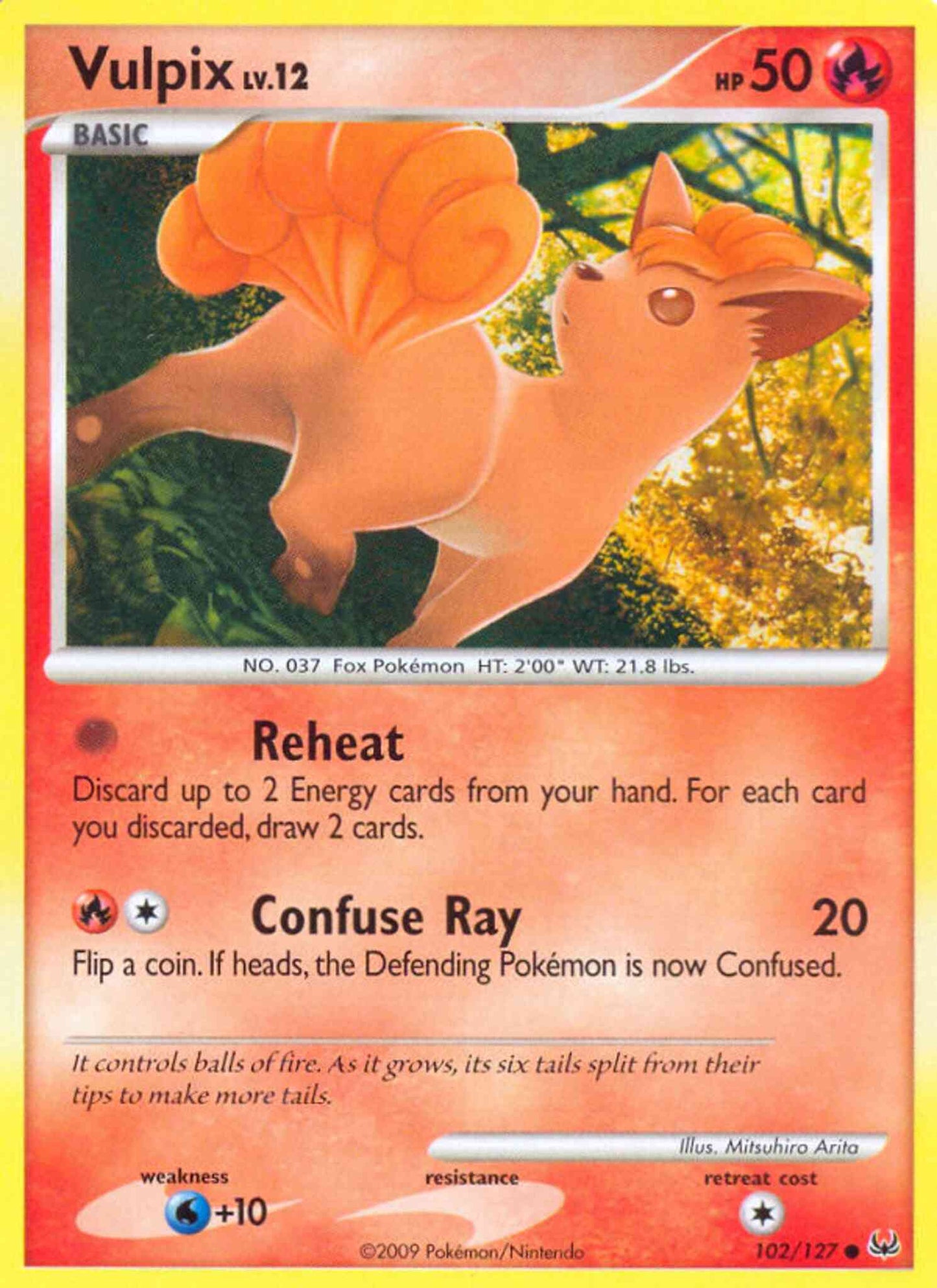 Vulpix - 102/127 - Common [pl1-102] [Non-Holo]