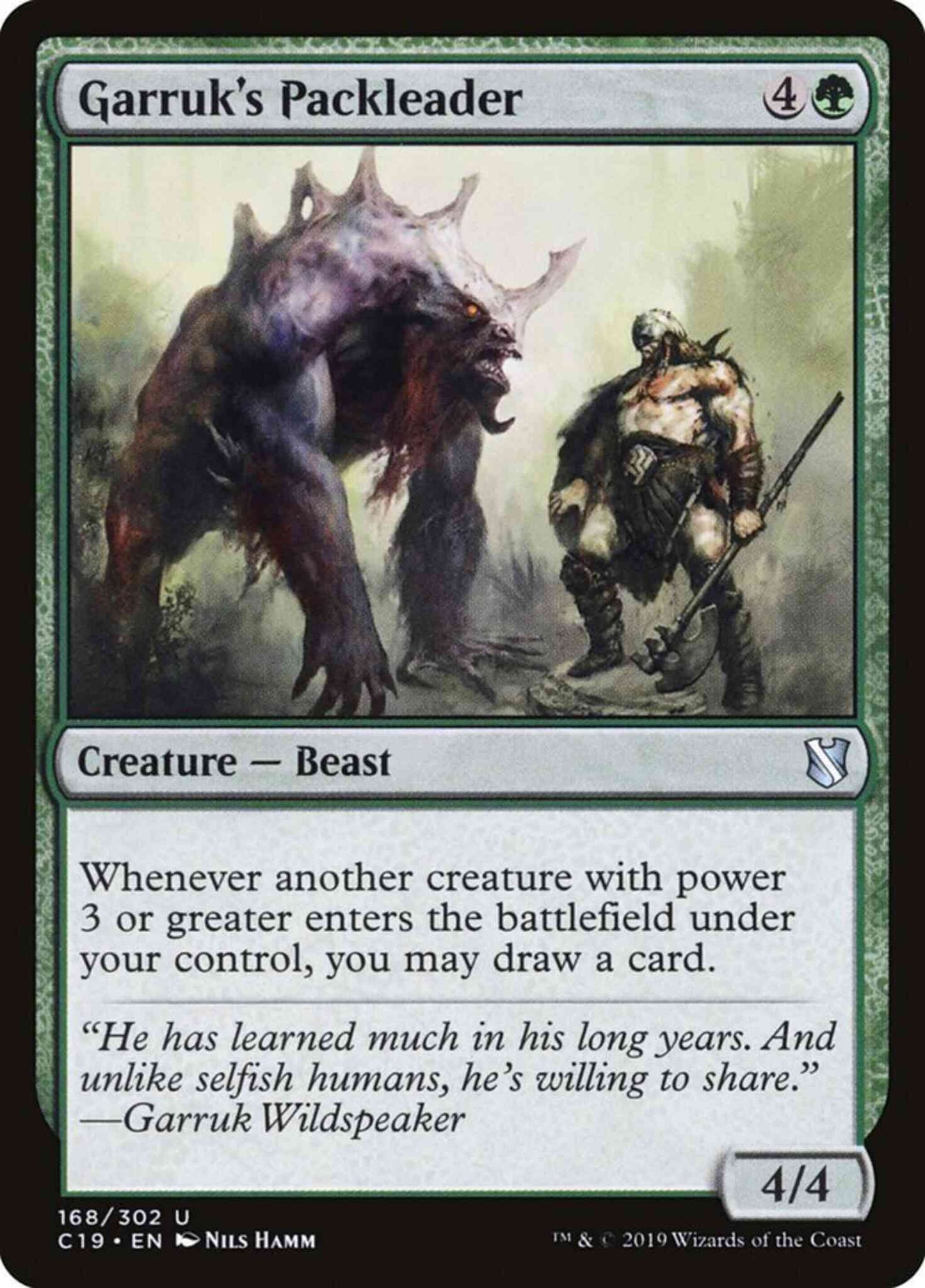 Garruk's Packleader [168] [Commander 2019] [Non-Foil]
