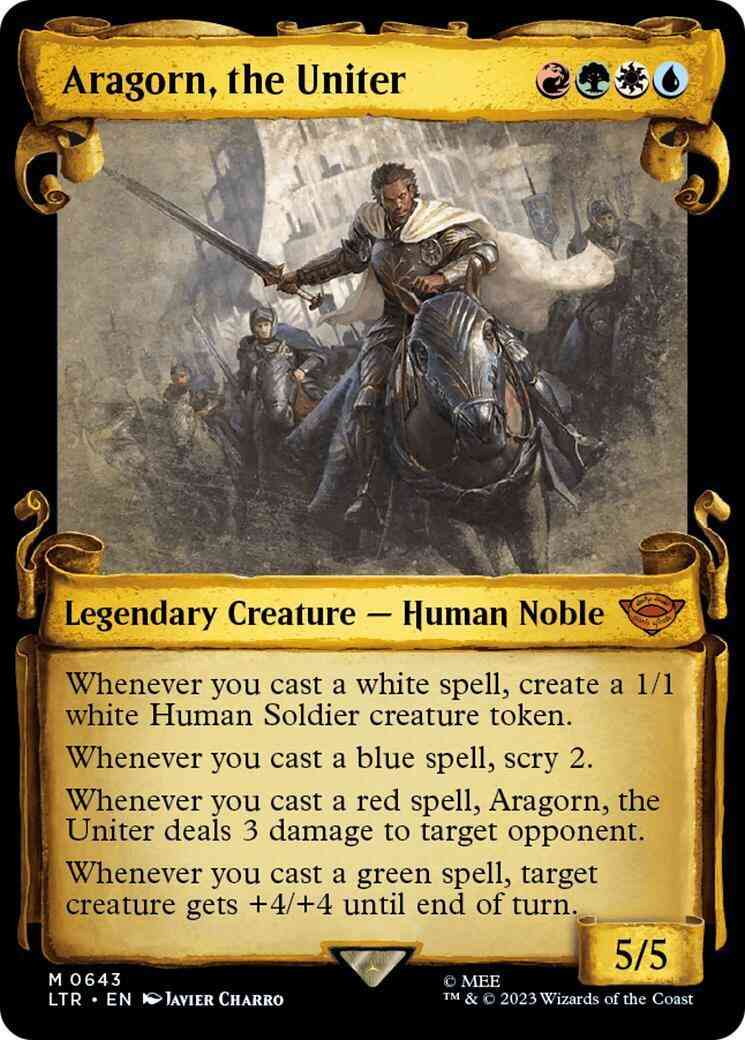 Aragorn, the Uniter [643] [Scrolls Showcase] [The Lord of the Rings: Tales of Middle-earth] [Non-Foil]