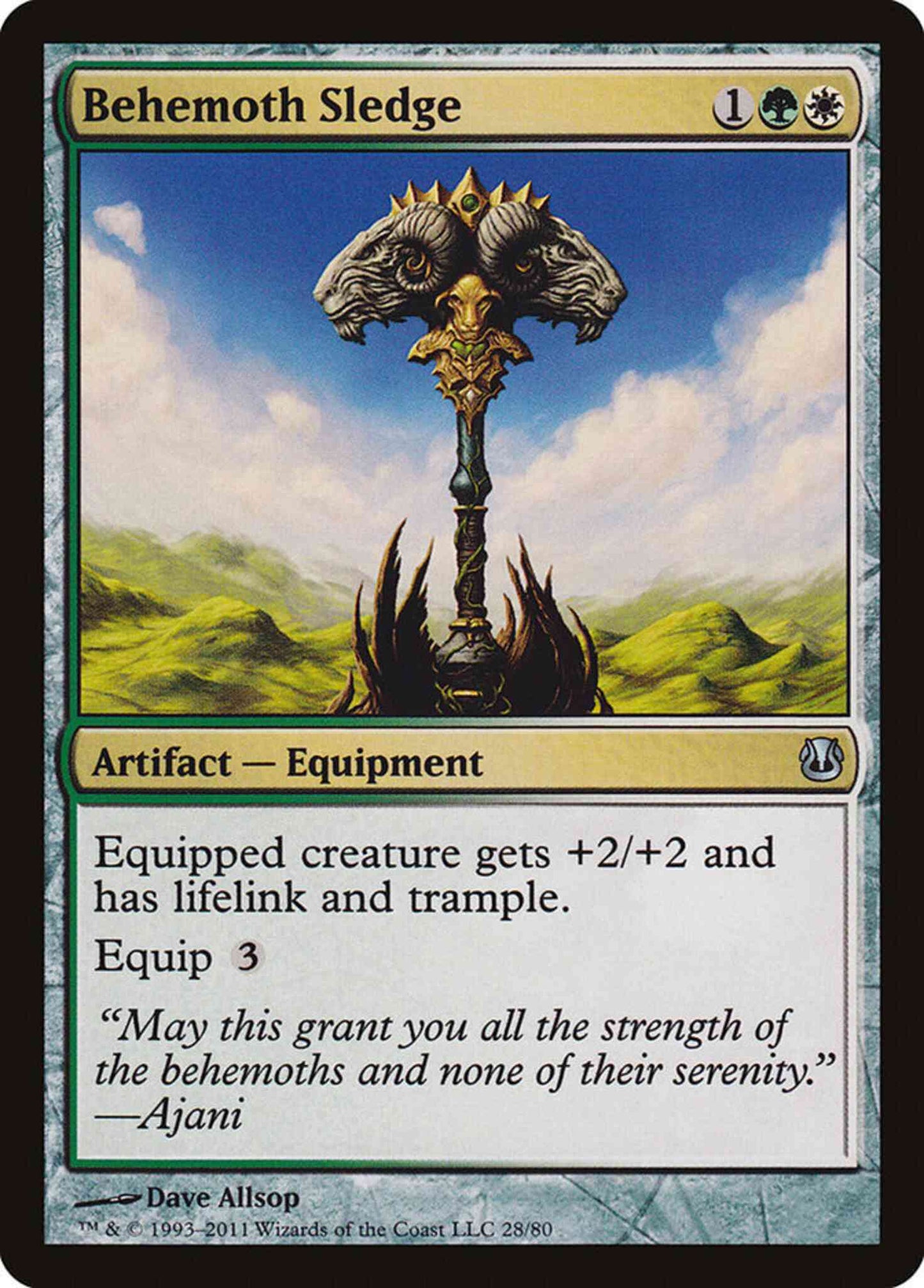 Behemoth Sledge [28] [Duel Decks: Ajani vs. Nicol Bolas] [Non-Foil]
