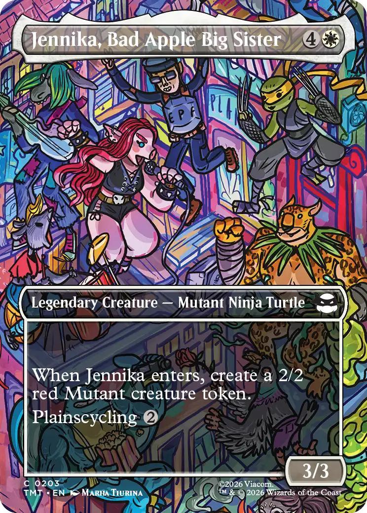 Jennika, Bad Apple Big Sister [203] [Borderless] [Scene] [Teenage Mutant Ninja Turtles] [Non-Foil]