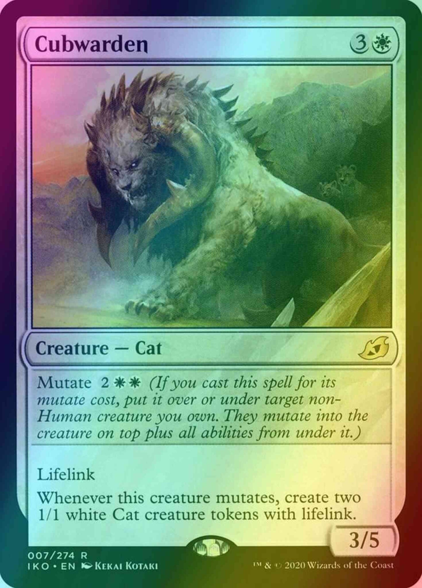 Cubwarden [7] [Ikoria: Lair of Behemoths] [Foil]