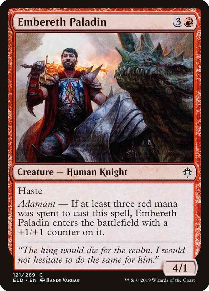 Embereth Paladin [121] [Throne of Eldraine] [Non-Foil]