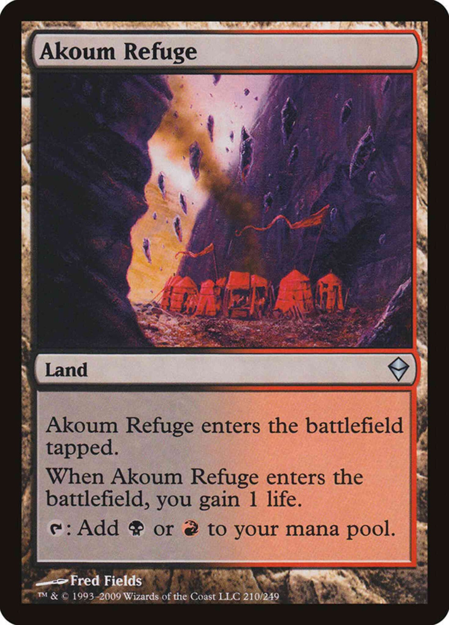 Akoum Refuge [210] [Zendikar] [Non-Foil]