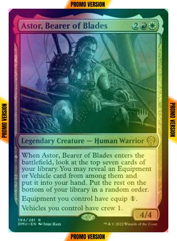 Astor, Bearer of Blades [194p] [Promo Pack] [Dominaria United: Promos] [Foil]