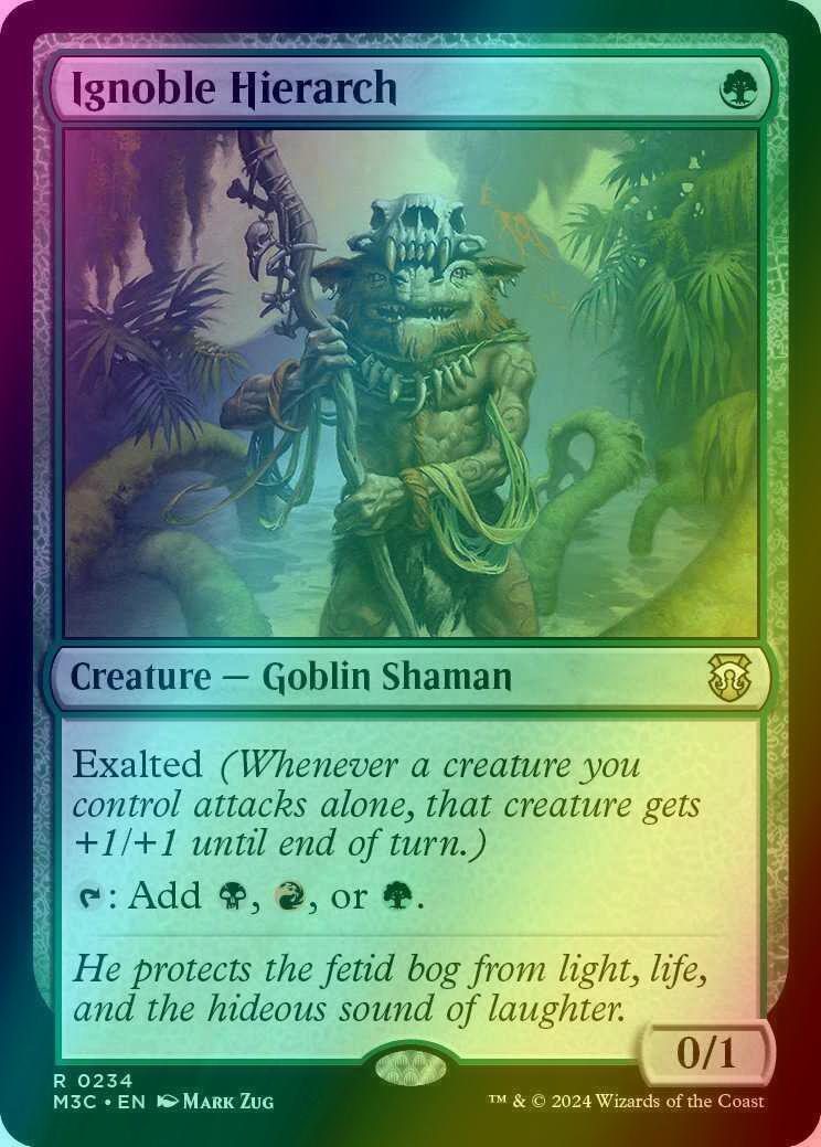 Ignoble Hierarch [234] [Modern Horizons 3: Commander] [Ripple Foil]