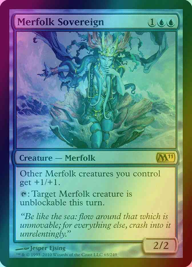 Merfolk Sovereign [65] [Magic 2011] [Foil]