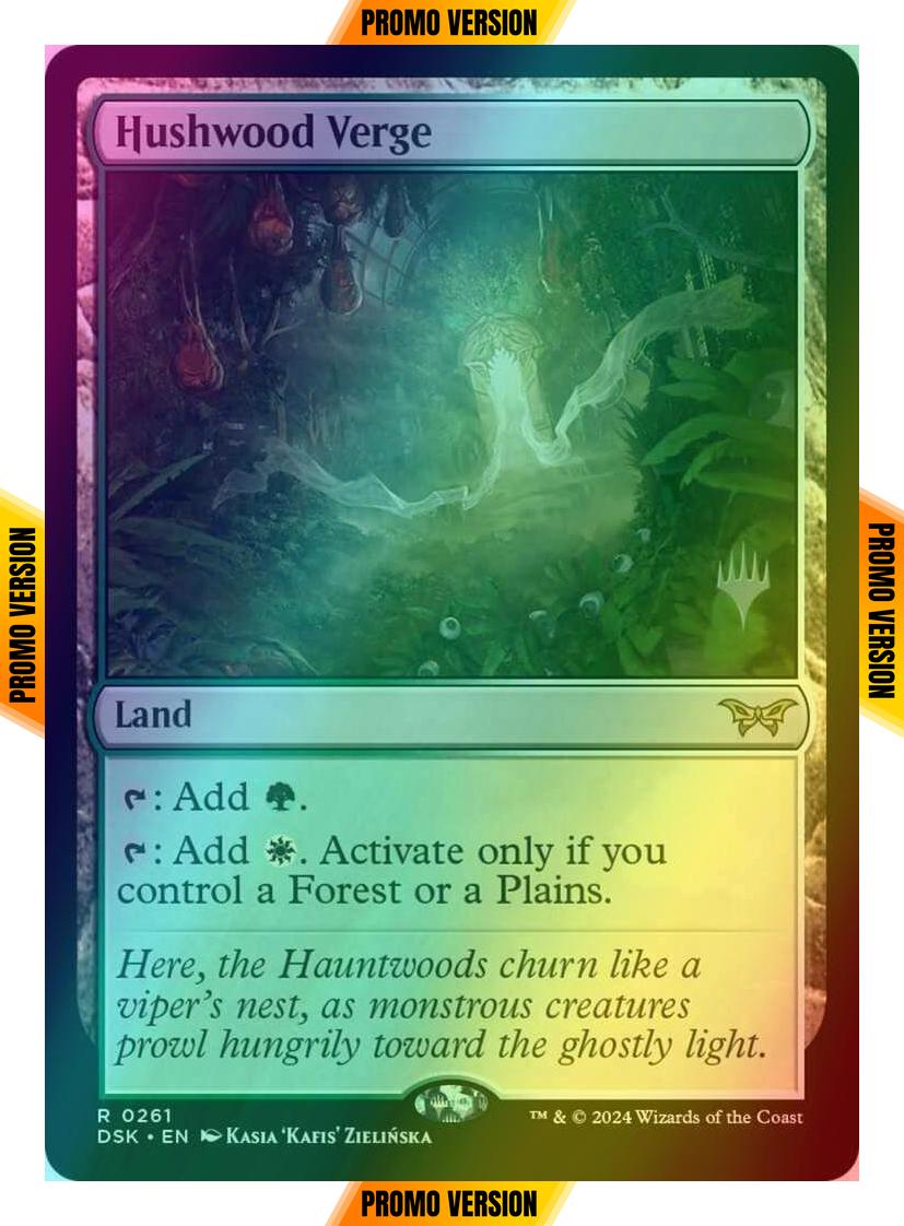 Hushwood Verge [261p] [Promo Pack] [Duskmourn: House of Horror: Promos] [Foil]