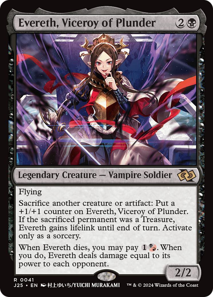 Evereth, Viceroy of Plunder [41] [Anime] [Foundations: Jumpstart] [Non-Foil]