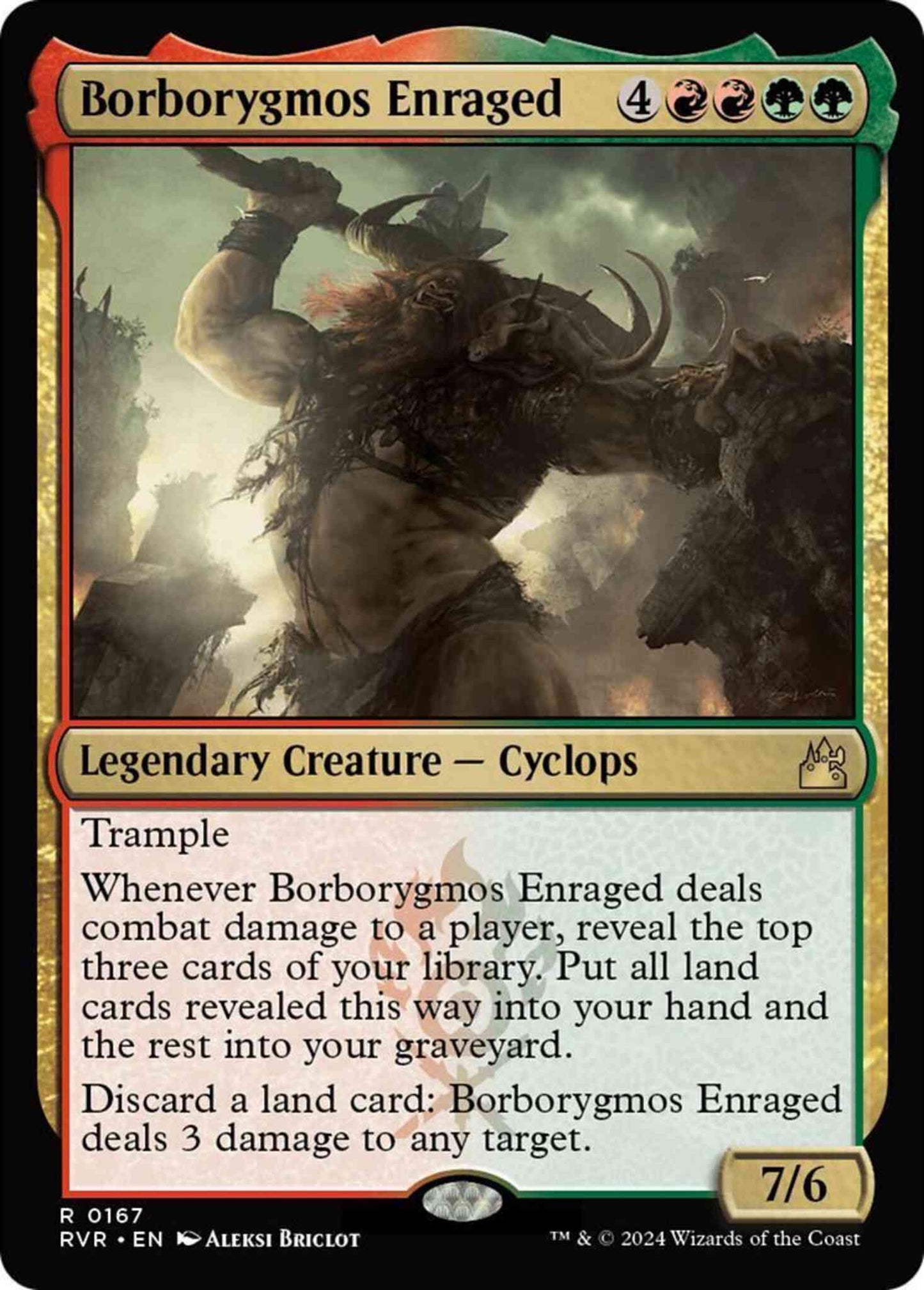 Borborygmos Enraged [167] [Ravnica Remastered] [Non-Foil]