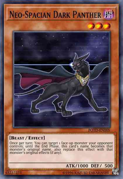 Neo-Spacian Dark Panther - LCGX-EN019 - Common - 1st Edition