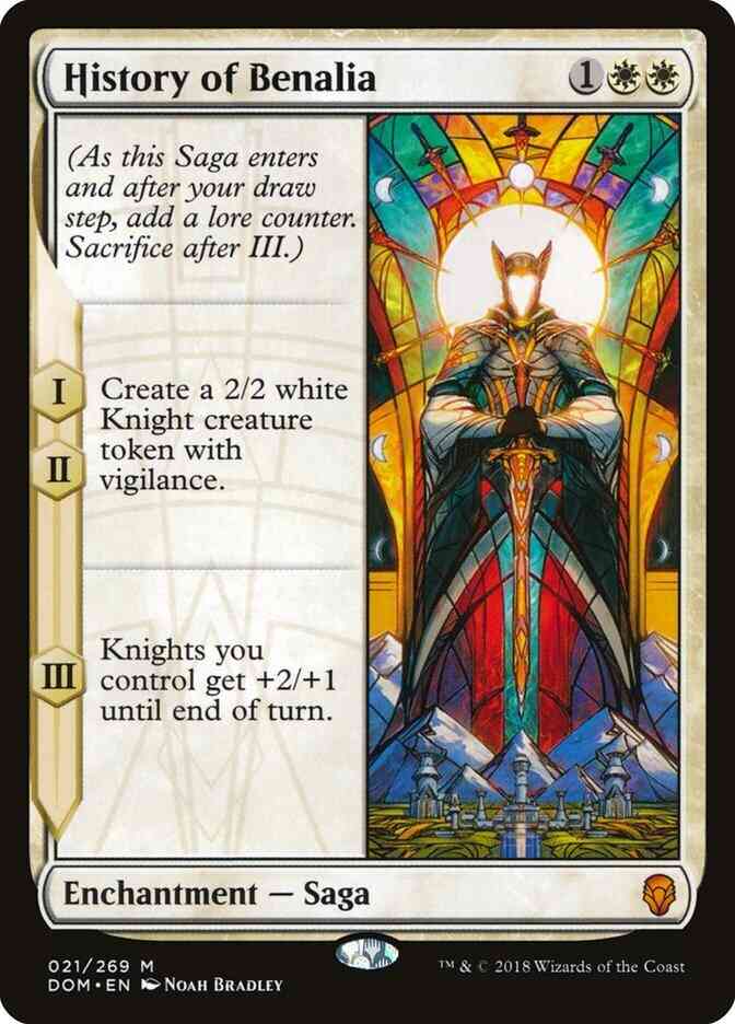 History of Benalia [21] [Dominaria] [Non-Foil]