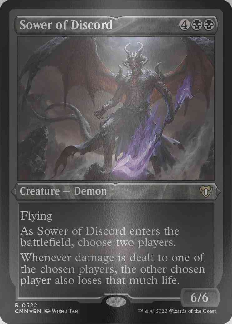 Sower of Discord [522] [Commander Masters] [Etched Foil]