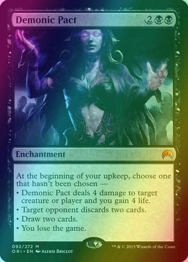 Demonic Pact [92] [Magic Origins] [Foil]