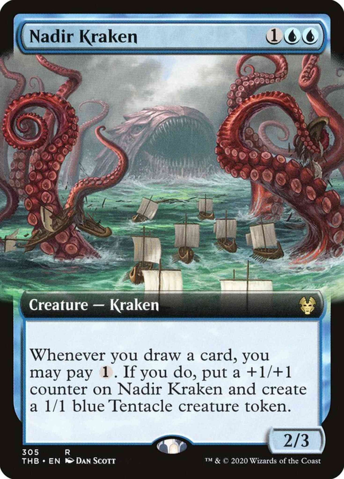 Nadir Kraken [305] [Extended Art] [Theros Beyond Death] [Non-Foil]