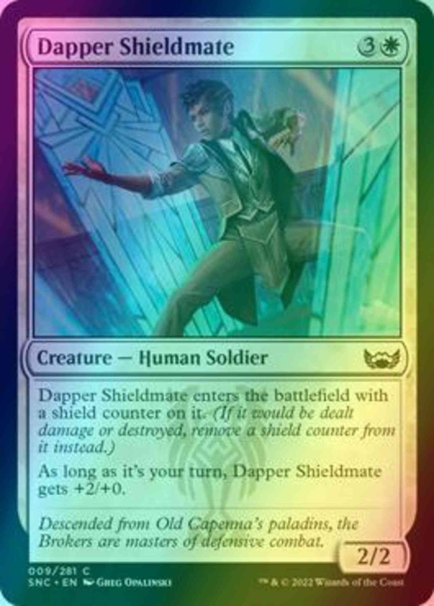 Dapper Shieldmate [9] [Streets of New Capenna] [Foil]