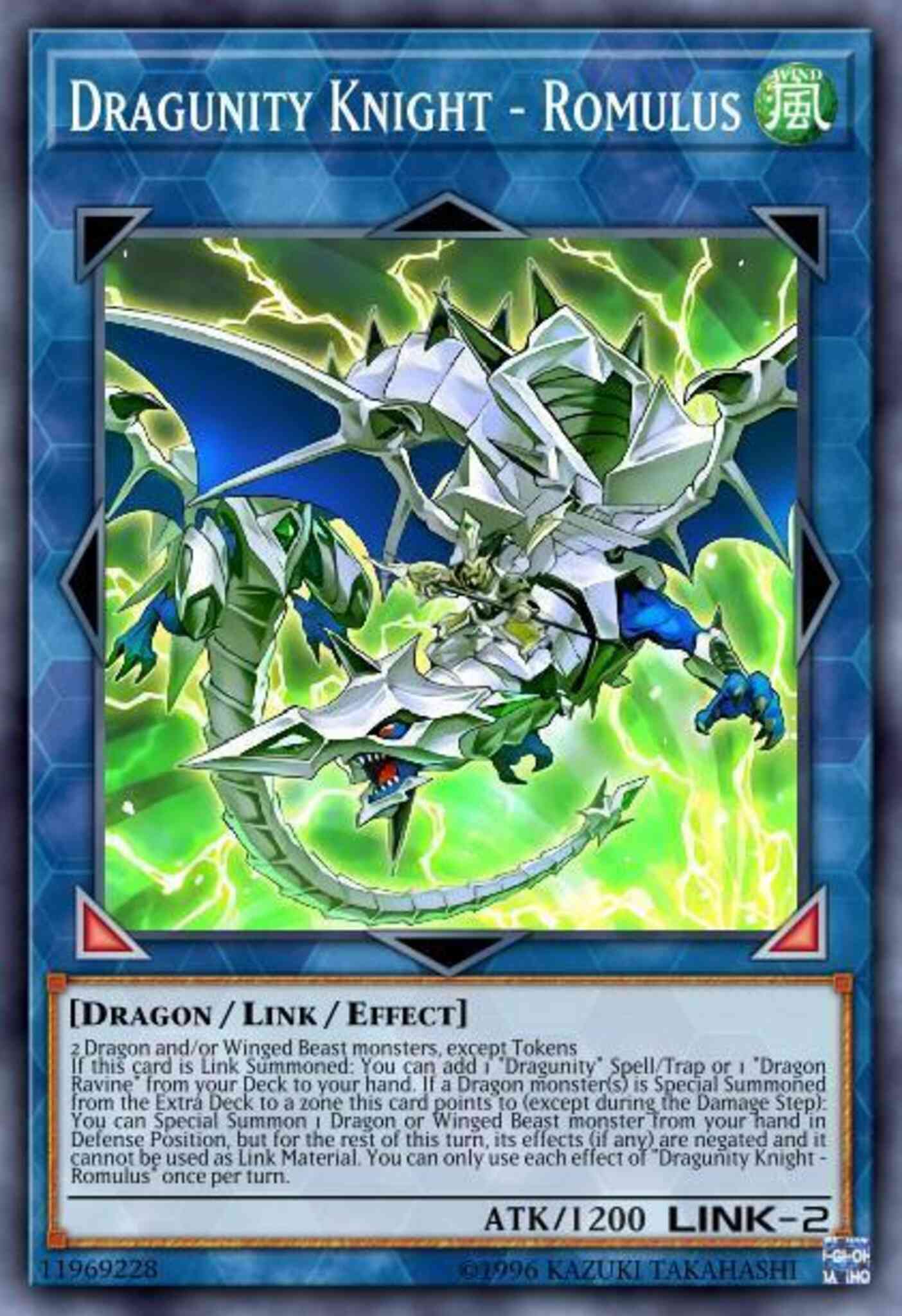 Dragunity Knight - Romulus - RIRA-EN098 - Ultra Rare - Unlimited