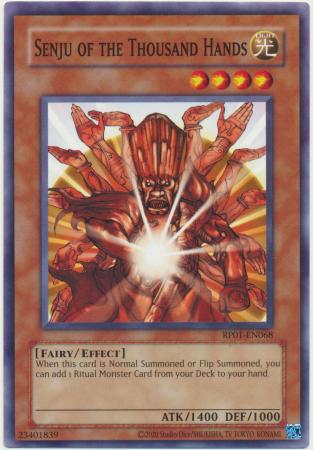 Senju of the Thousand Hands - 2020 Date Reprint - RP01-EN068 - Common - Unlimited