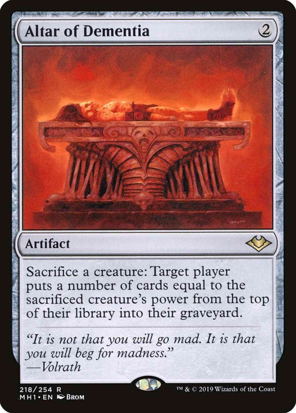 Altar of Dementia [218] [Modern Horizons] [Non-Foil]