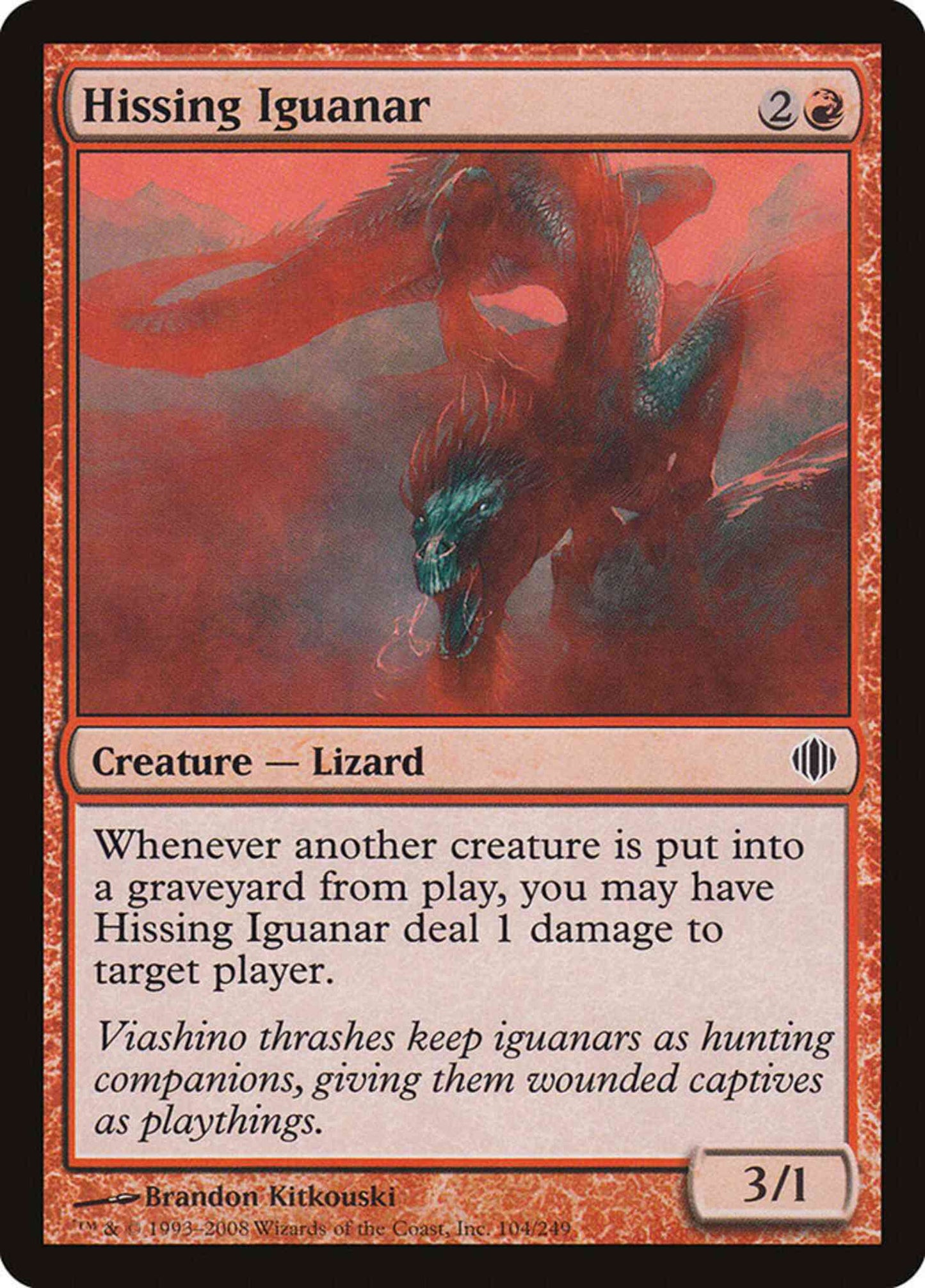 Hissing Iguanar [104] [Shards Of Alara] [Non-Foil]