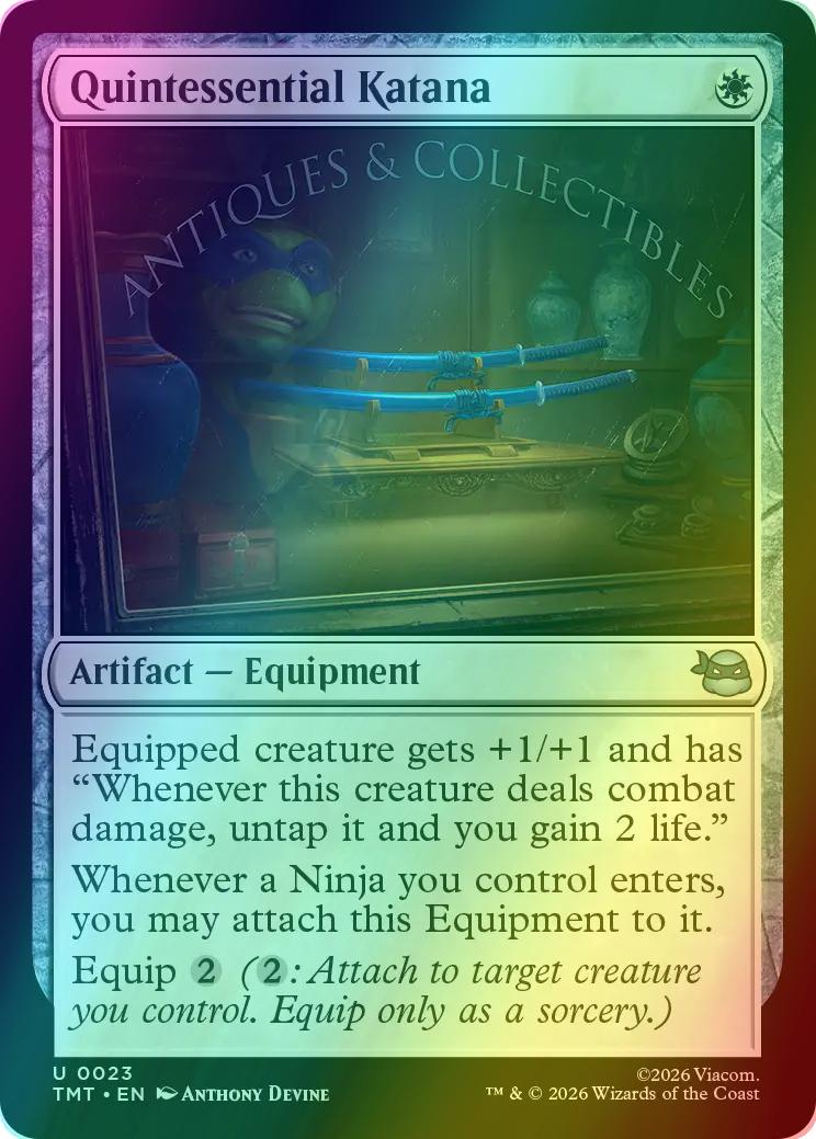 Quintessential Katana [23] [Teenage Mutant Ninja Turtles] [Foil]