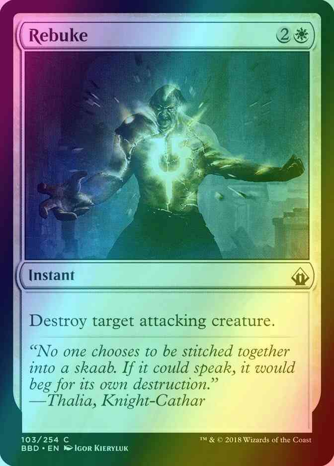 Rebuke [103] [Battlebond] [Foil]