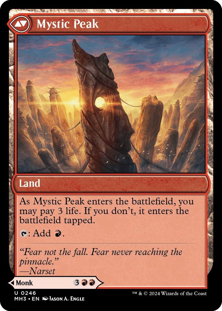 Pinnacle Monk // Mystic Peak [246] [Modern Horizons 3] [Non-Foil]