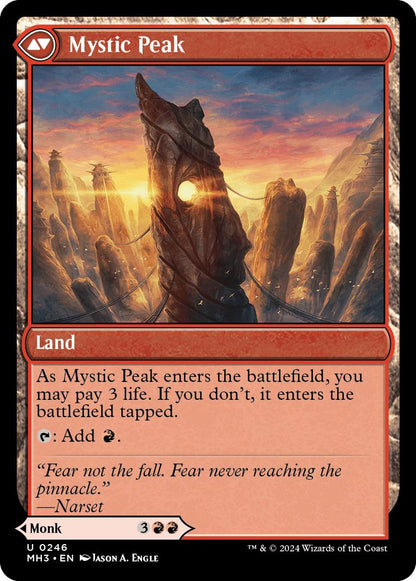 Pinnacle Monk // Mystic Peak [246] [Modern Horizons 3] [Non-Foil]