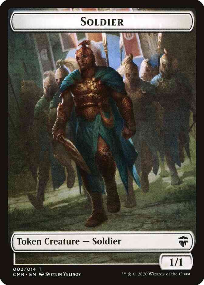 Soldier Token [02] [Commander Legends Tokens] [Non-Foil]