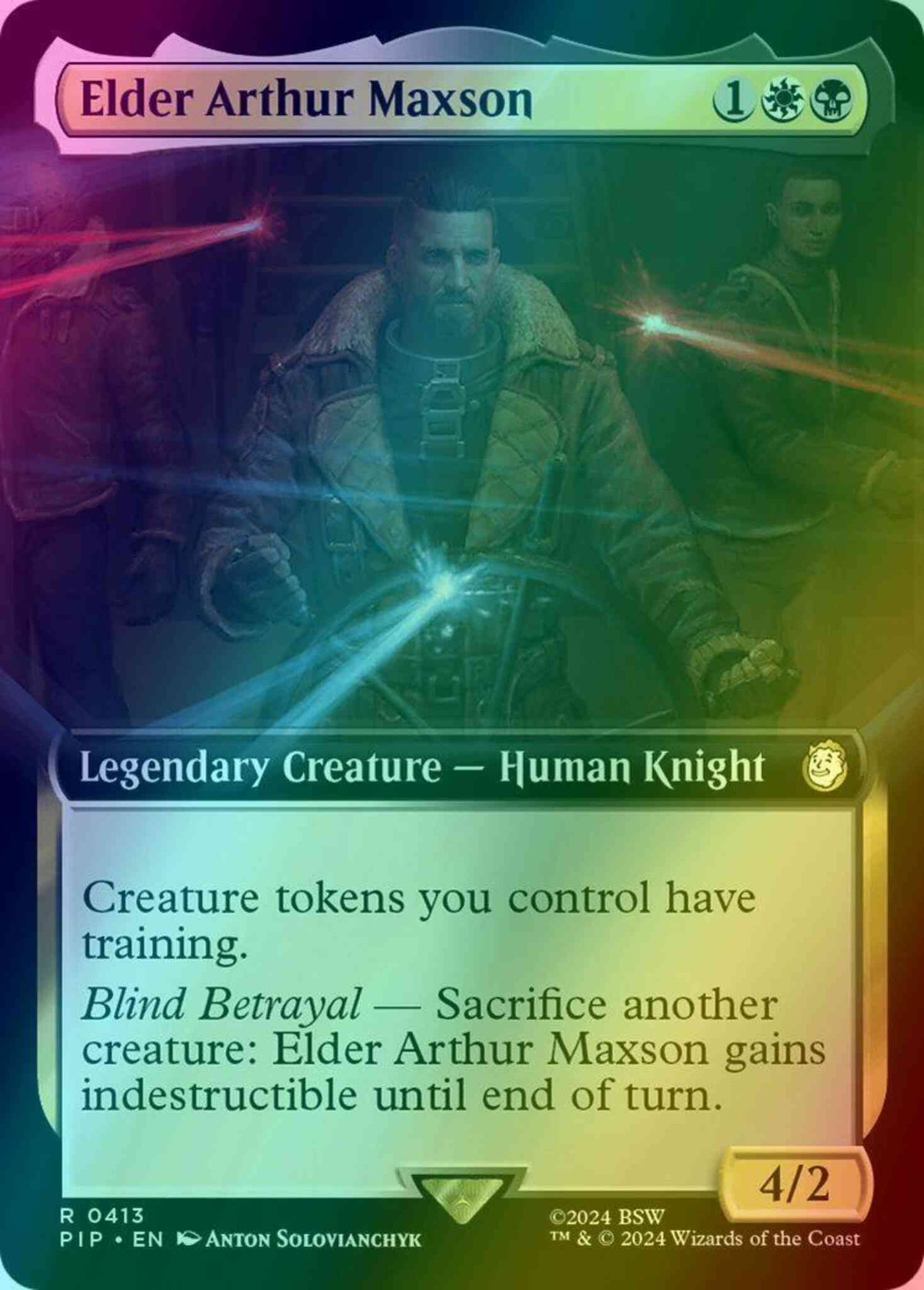 Elder Arthur Maxson [413] [Extended Art] [Fallout] [Foil]