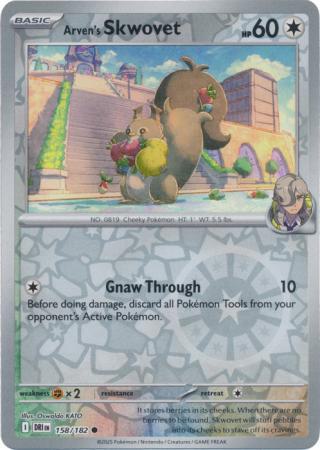Arven's Skwovet - 158/182 - Common [sv10-158] [Reverse Holo]