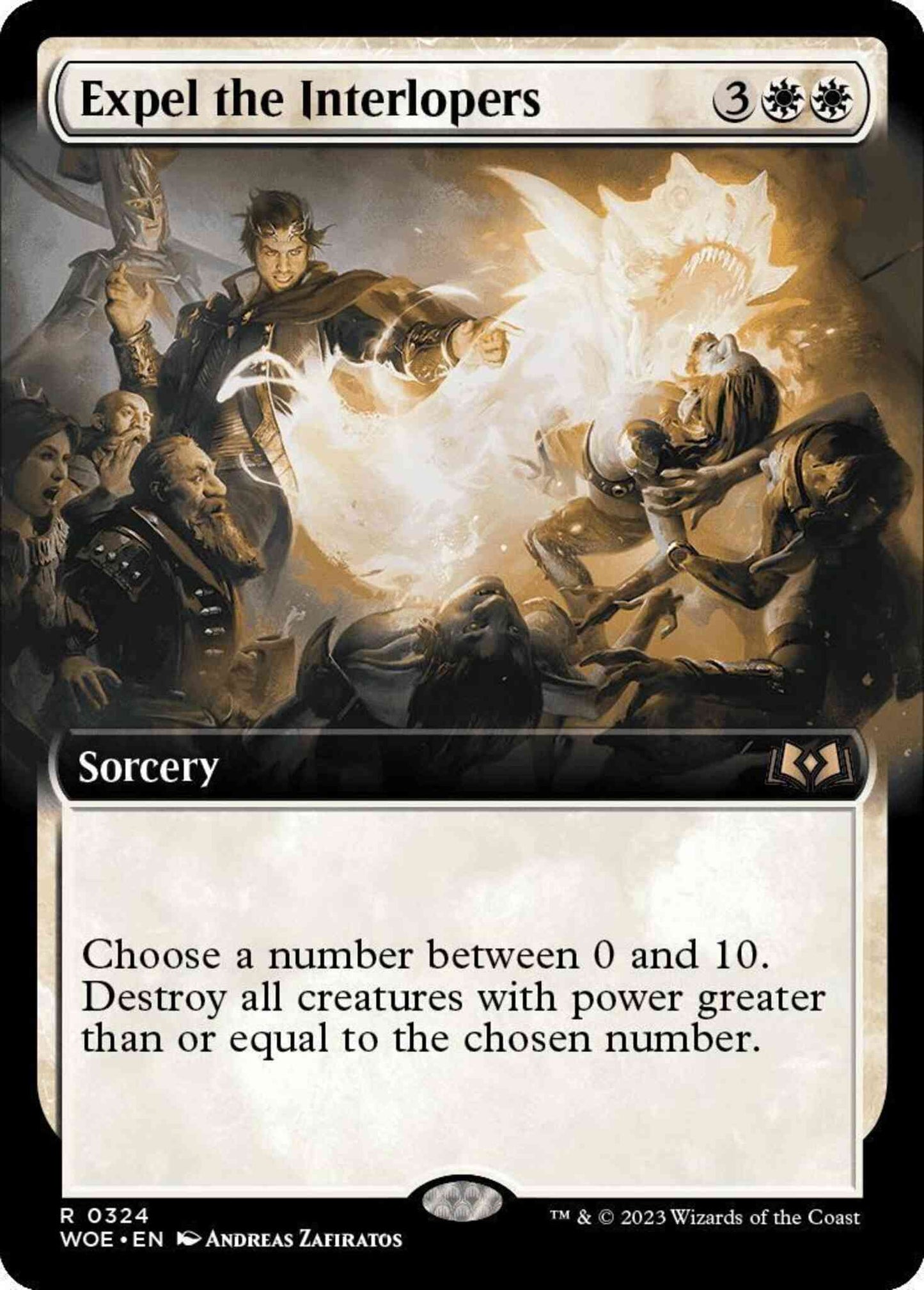 Expel the Interlopers [324] [Extended Art] [Wilds of Eldraine] [Non-Foil]