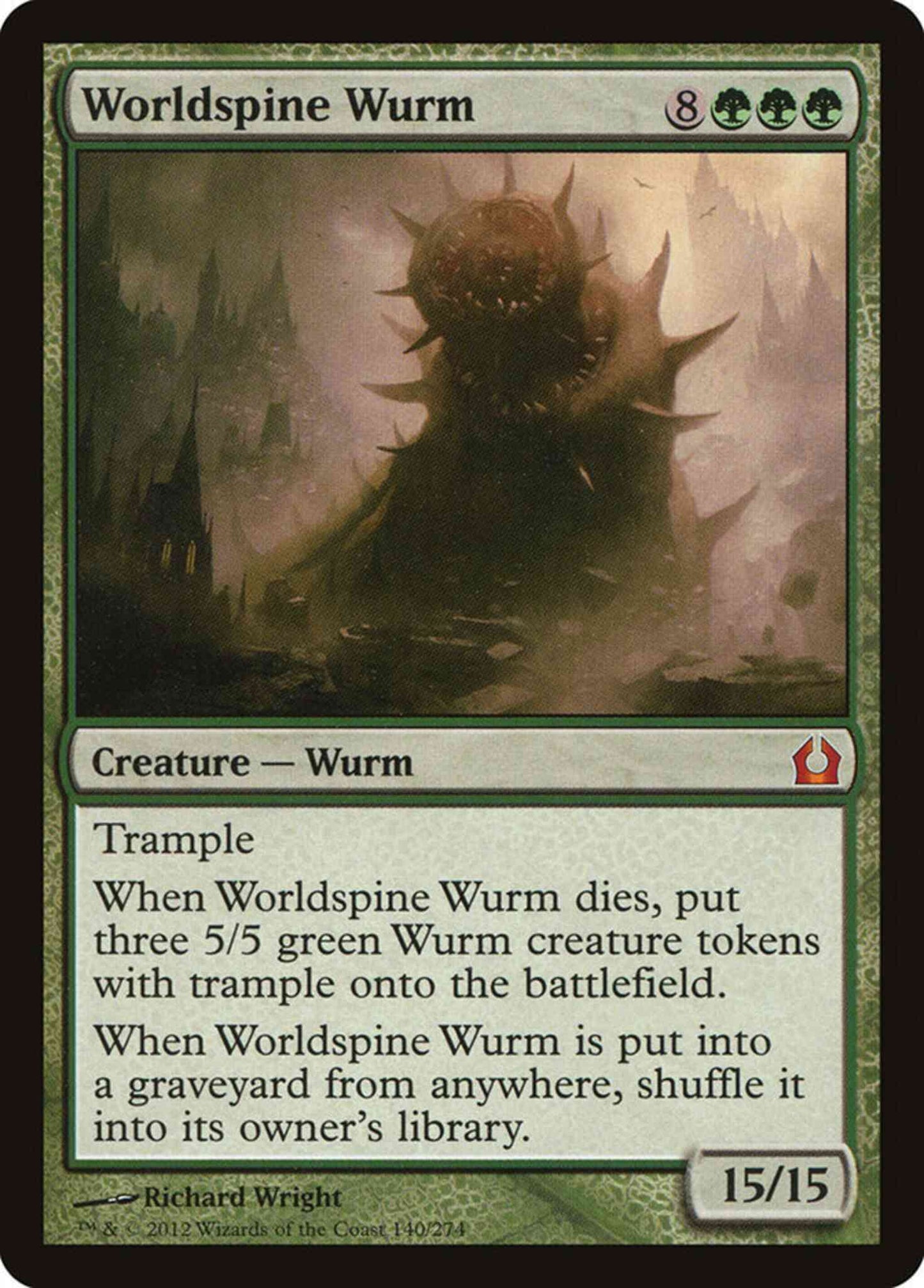 Worldspine Wurm [140] [Return To Ravnica] [Non-Foil]