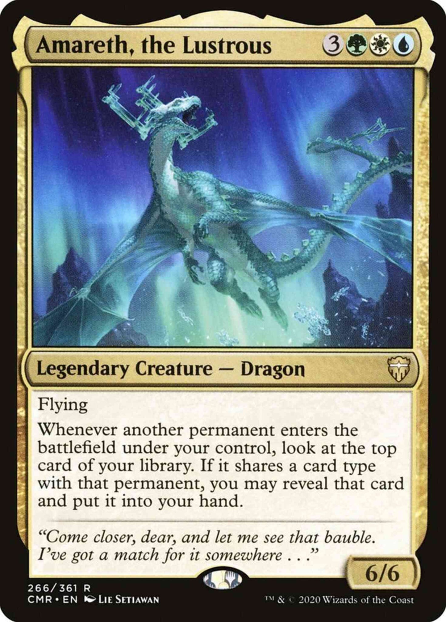 Amareth, the Lustrous [266] [Commander Legends] [Non-Foil]