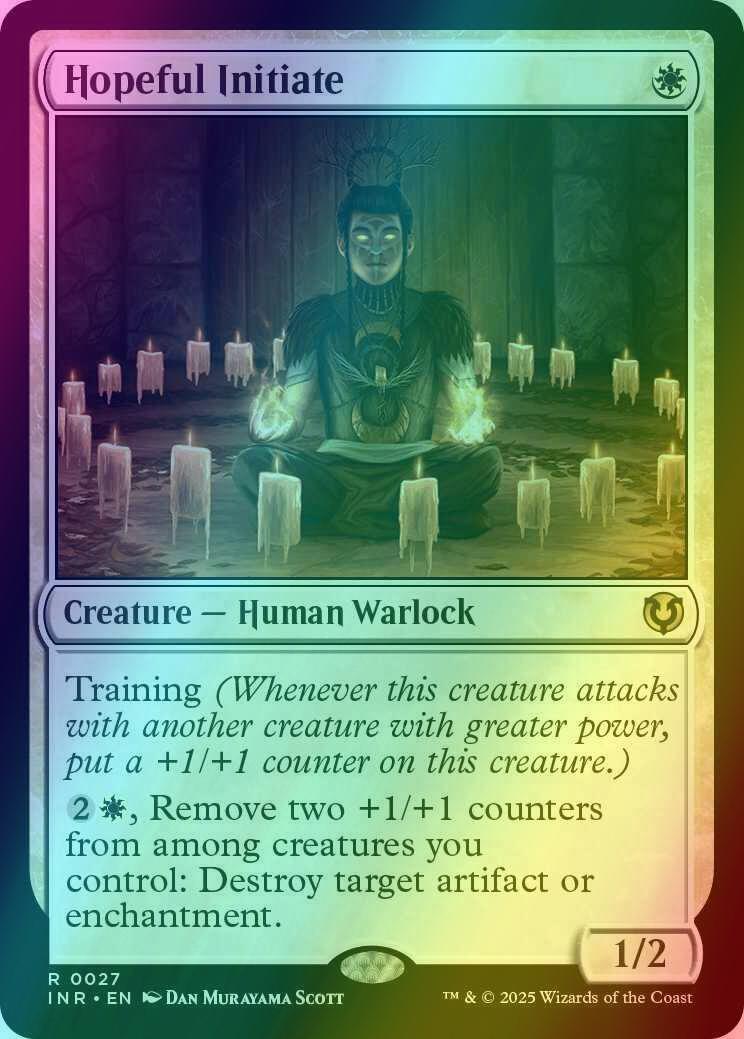 Hopeful Initiate [27] [Innistrad Remastered] [Foil]