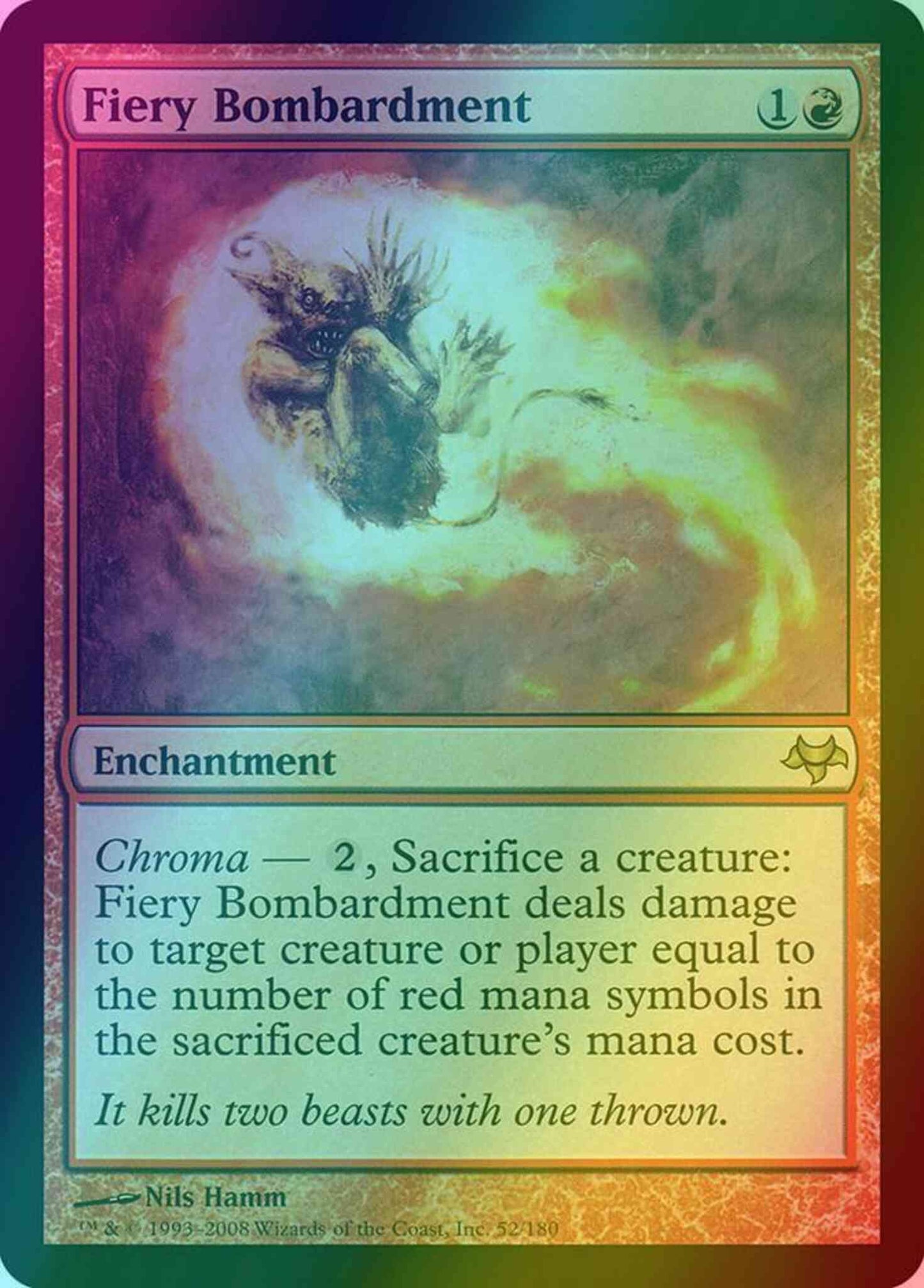 Fiery Bombardment [52] [Eventide] [Foil]