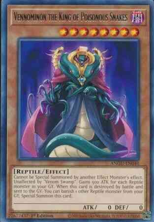 Vennominon the King of Poisonous Snakes - ANGU-EN040 - Rare - 1st Edition