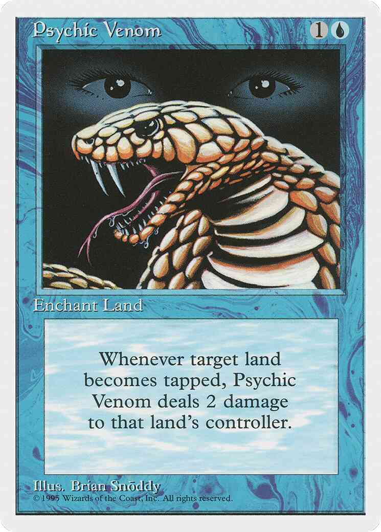 Psychic Venom [96] [Fourth Edition] [Non-Foil]