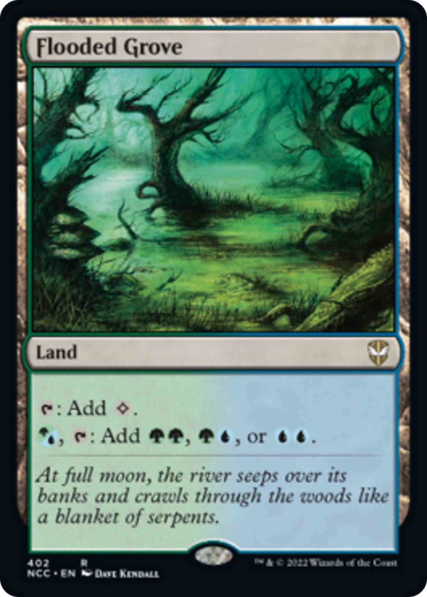 Flooded Grove [402] [Streets of New Capenna: Commander] [Non-Foil]
