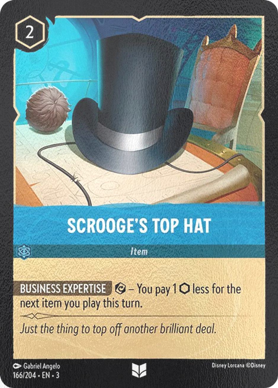 Scrooge's Top Hat - 166/204 [Into the Inklands] [Cold Foil]