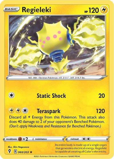 Regieleki - 060/203 - Promo [Build & Battle Box] [swsh7msp-060] [Non-Holo]