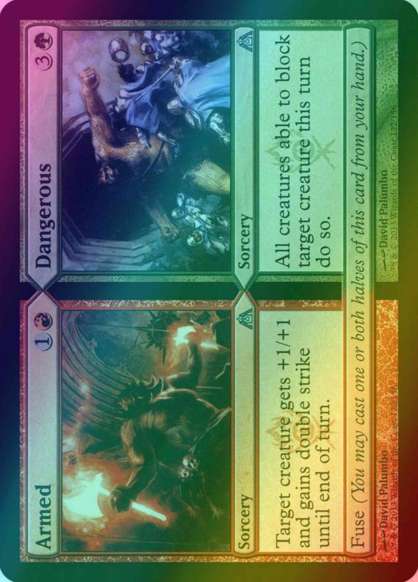 Armed // Dangerous [122] [Dragon's Maze] [Foil]