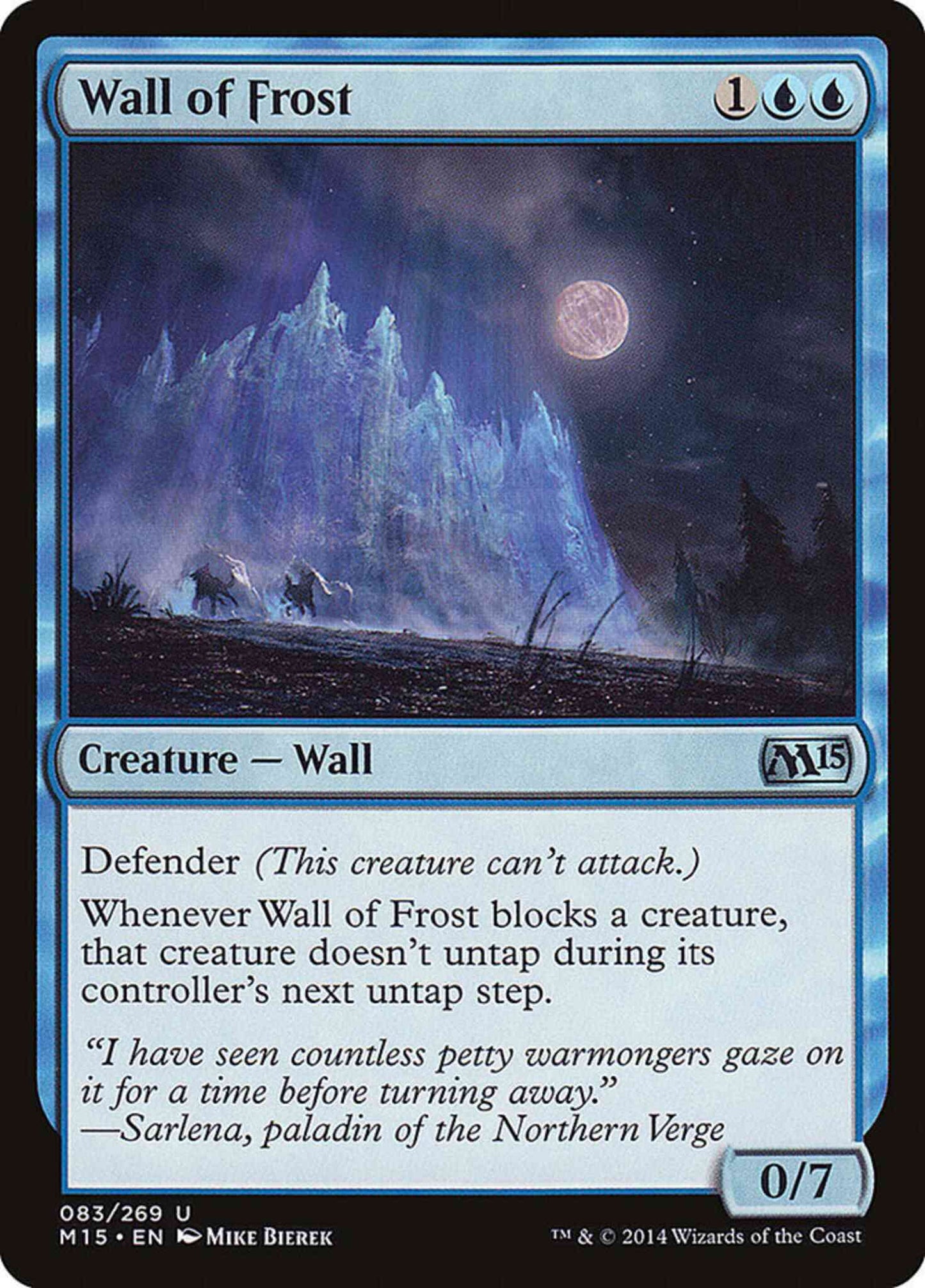 Wall of Frost [83] [Magic 2015] [Non-Foil]