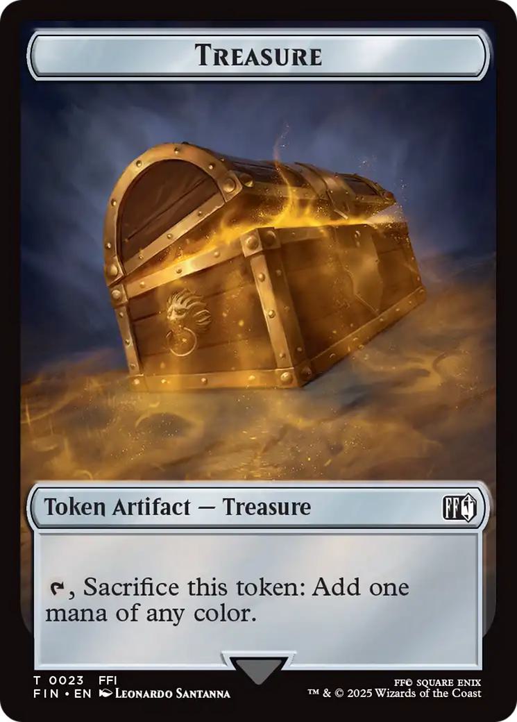 Moogle Token (11) // Treasure Token (23) [FINAL FANTASY: Tokens] [Non-Foil]