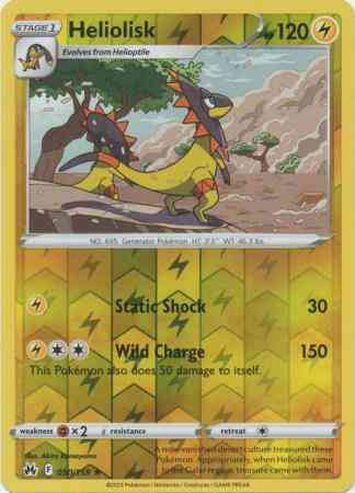 Heliolisk - 050/159 - Rare [swsh125-050] [Reverse Holo]
